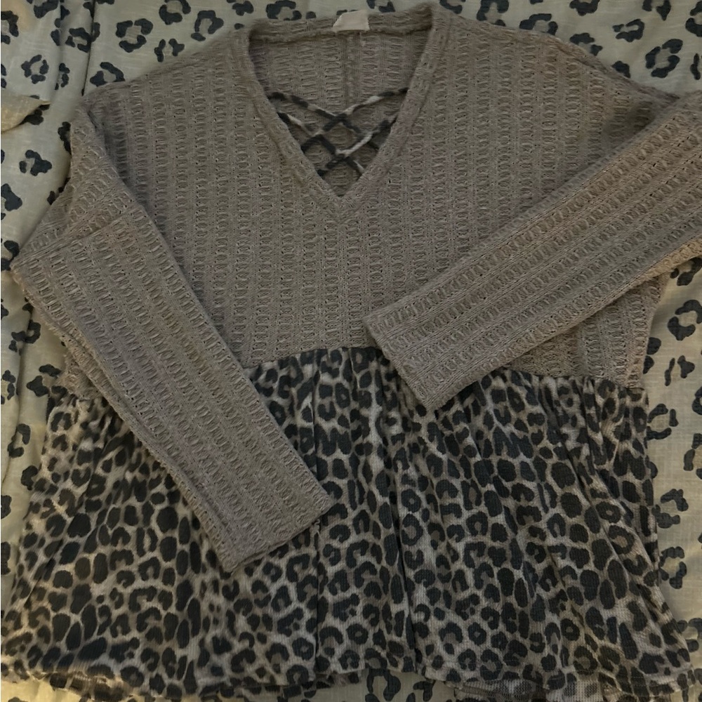 Leopard Top